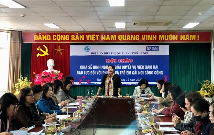 Hội thảo chia sẻ kinh nghiệm giải quyết vụ việc xâm hại, bạo lực đối với phụ nữ và trẻ em gái nơi công cộng