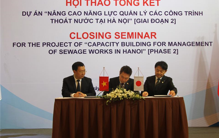 Tổng kết Dự án “Nâng cao năng lực quản lý các công trình thoát nước tại Hà Nội” giai đoạn 2