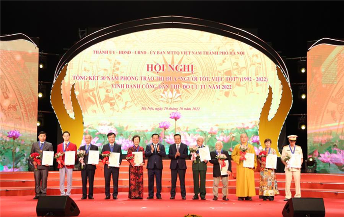 Thành phố Hà Nội ban hành Chỉ thị về đẩy mạnh phong trào thi đua ''Người tốt, việc tốt''