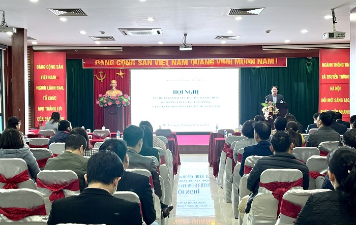 Hội nghị tập huấn giải quyết các thủ tục hành chính được ủy quyền thuộc lĩnh vực thông tin và truyền thông
