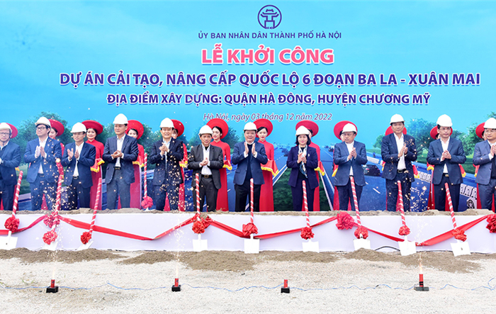 Thành phố Hà Nội nâng cấp Quốc lộ 6 đoạn Ba La - Xuân Mai lên 4-6 làn xe