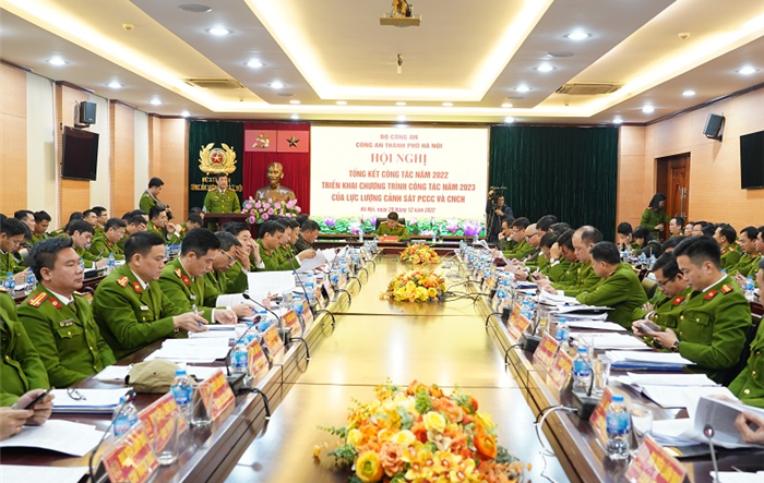 Lực lượng Cảnh sát PCCC&CNCH Công an thành phố Hà Nội tổng kết công tác năm 2022