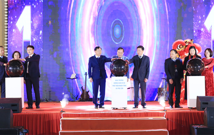 Khai trương không gian phố đi bộ Trần Nhân Tông và khu vực phụ cận