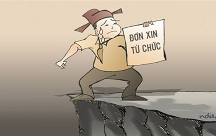 Để cán bộ từ chức là ‘’điều bình thường’’