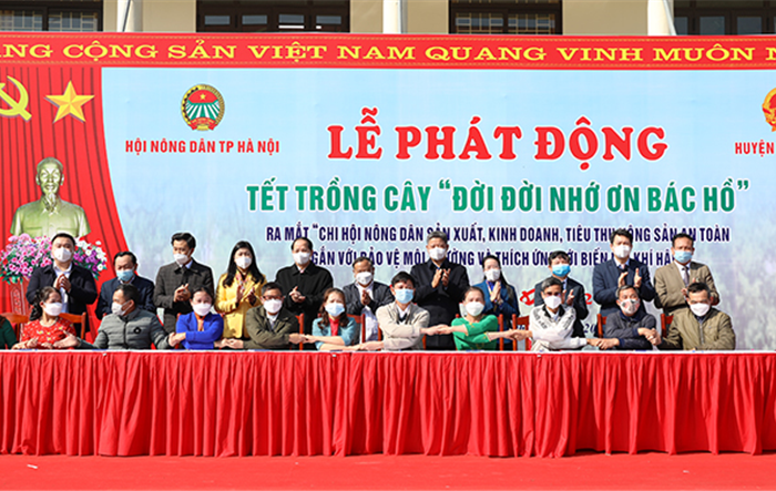 Hội Nông dân Thành phố phát động “Tết trồng cây đời đời nhớ ơn Bác Hồ”