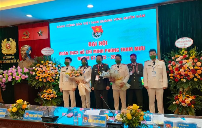 Đoàn cơ sở Phòng Tham mưu, Công an Thành phố tổ chức thành công Đại hội điểm Đoàn TNCS Hồ Chí Minh nhiệm kỳ 2022-2027