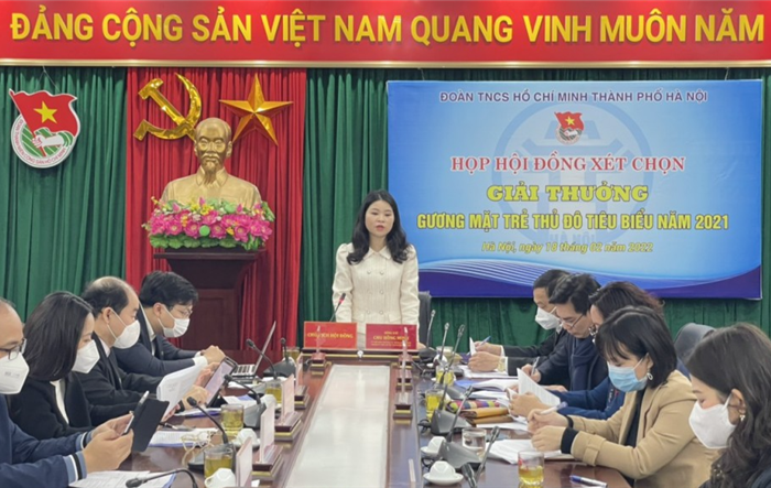 Thanh đoàn Hà Nội: Xét chọn Giải thưởng “Gương mặt trẻ Thủ đô tiêu biểu”