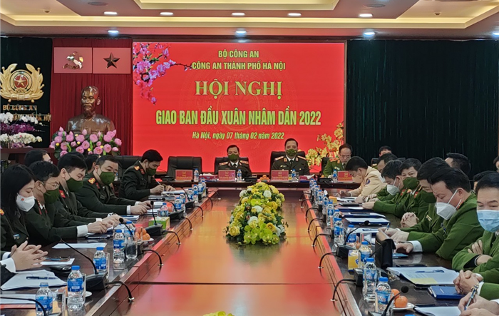 Hội nghị giao ban đầu xuân đánh giá tình hình, kết quả công tác đảm an ninh, trật tự dịp Tết Nguyên đán Nhâm Dần 2022