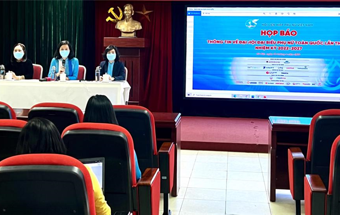 Họp báo thông tin về Đại hội đại biểu phụ nữ toàn quốc lần thứ XIII (nhiệm kỳ 2022-2027)