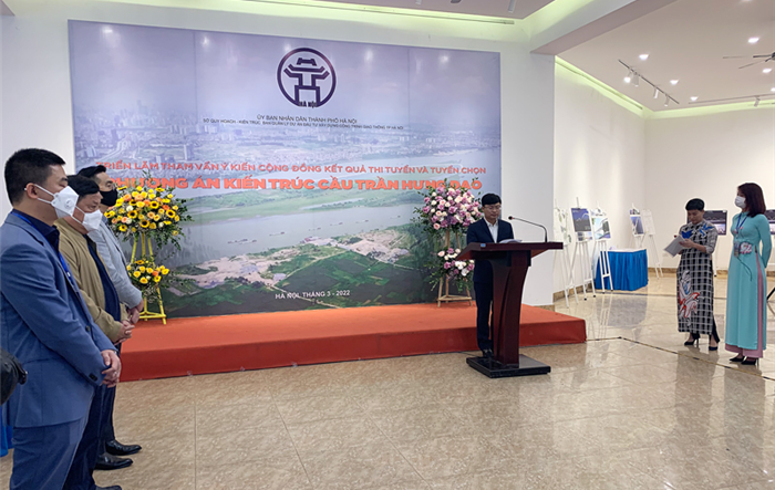 Hà Nội: Khai mạc triển lãm phương án kiến trúc cầu Trần Hưng Đạo 