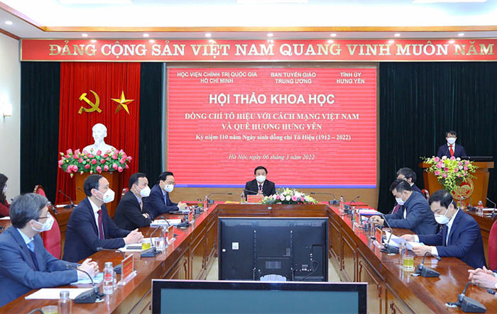 Kỷ niệm 110 năm Ngày sinh đồng chí Tô Hiệu (1912-2022): Nhà lãnh đạo tiền bối tiêu biểu của Đảng