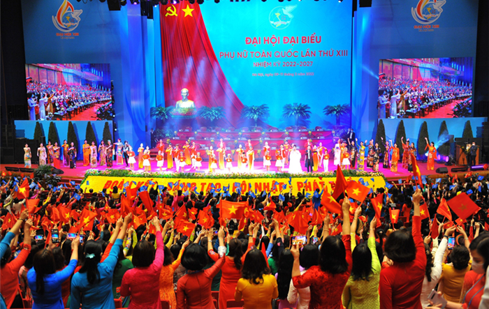 Khai mạc trọng thể Đại hội đại biểu phụ nữ toàn quốc lần thứ XIII, nhiệm kỳ 2022-2027 tại Thủ đô Hà Nội