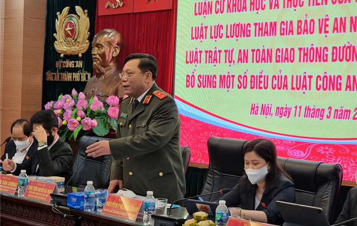 Hội thảo khoa học về 03 Dự án Luật của lực lượng Công an Nhân dân