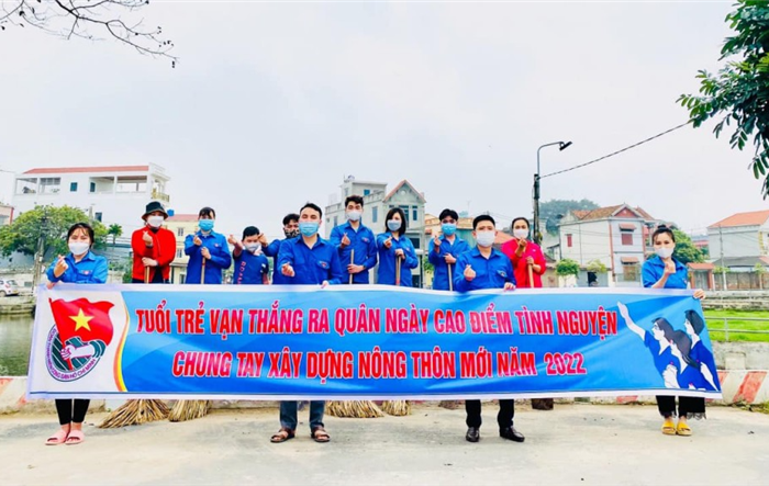 Triển khai “Ngày cao điểm tình nguyện chung tay xây dựng Nông thôn mới” năm 2022