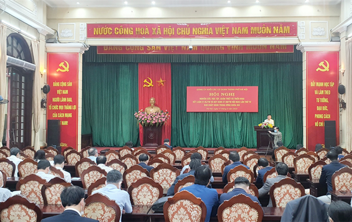 Đảng ủy Khối các cơ quan thành phố Hà Nội quán triệt quy định triển khai Kết luận số 21-KL/TW, Quy định số 37-QĐ/TW của Trung ương Đảng