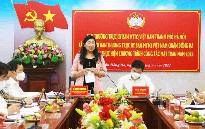 Uỷ ban Mặt trận Tổ quốc quận Đống Đa: Bồi dưỡng cho đội ngũ cán bộ Mặt trận trẻ để nâng cao hiệu quả hoạt động