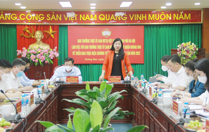 Mặt trận quận Hoàng Mai phải thực sự lắng nghe, tiếp thu ý kiến phản biện tích cực của Nhân dân