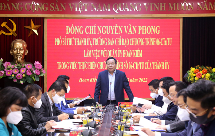 Hoàn Kiếm phải đi đầu Thành phố trong phát triển  văn hóa, giáo dục và công nghiệp văn hóa