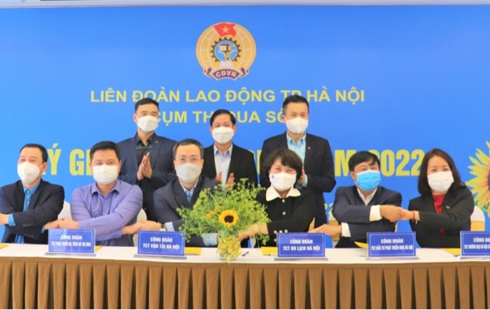 Cụm Thi đua số 7 Liên đoàn Lao động thành phố Hà Nội triển khai kế hoạch công tác năm 2022