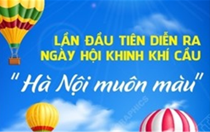 Lần đầu tiên diễn ra Ngày hội khinh khí cầu 'Hà Nội muôn màu'