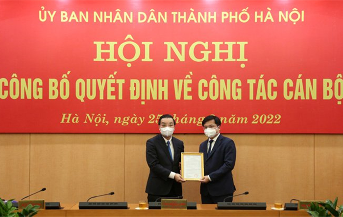 Đồng chí Trương Việt Dũng được bổ nhiệm làm Chánh Văn phòng UBND Thành phố