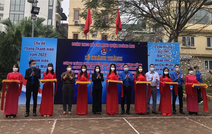 Lễ khánh thành công trình thanh niên "Khu sinh hoạt cộng đồng" và trao tặng xe đạp "Tiếp bước em tới trường" 