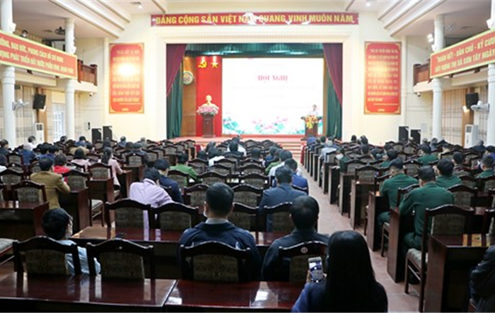 Hội nghị thông tin thời sự trong nước, quốc tế thị xã Sơn Tây quý I năm 2022