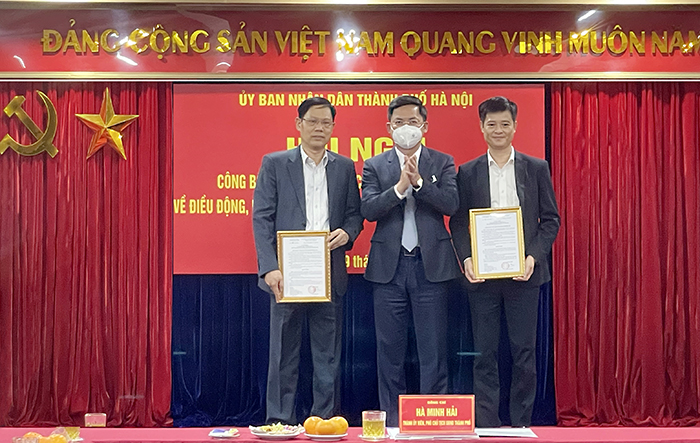 Hội nghị công bố Quyết định của Chủ tịch UBND Thành phố về điều động, bổ nhiệm tại Quỹ Đầu tư Phát triển Thành phố