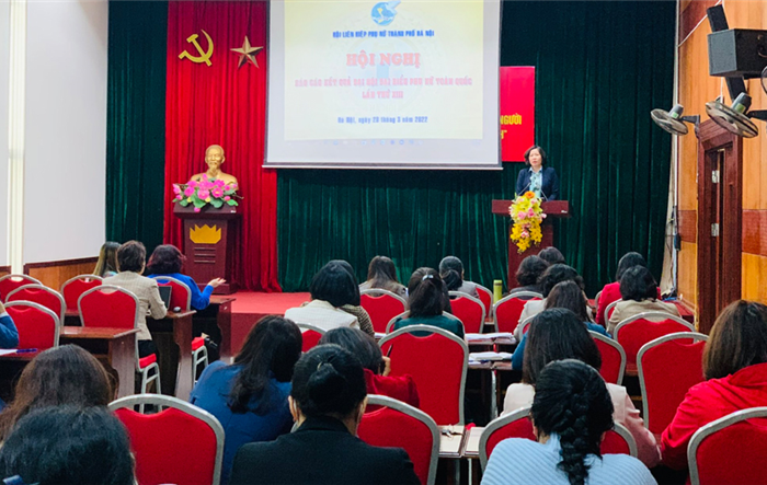 Hội nghị báo cáo kết quả Đại hội đại biểu phụ nữ toàn quốc lần thứ XIII 