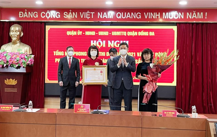 Quận Đống Đa: Tổng kết phong trào thi đua năm 2021, phát động phong trào thi đua năm 2022