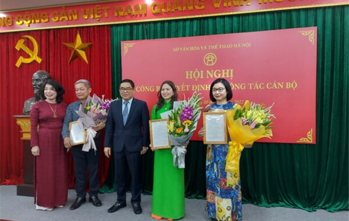 Sở Văn hóa và Thể thao Hà Nội công bố các Quyết định về công tác cán bộ  