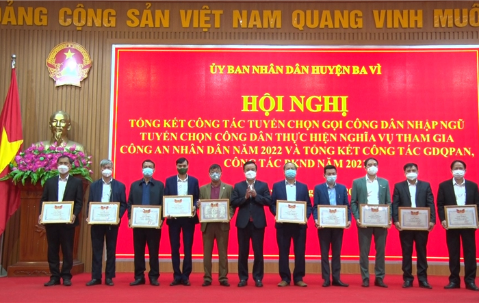 Hội nghị tổng kết công tác tuyển chọn, gọi công dân nhập ngũ và thực hiện nghĩa quân sự năm 2022