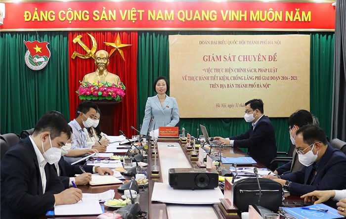 Giám sát thực hành tiết kiệm, chống lãng phí tại Thành đoàn Hà Nội