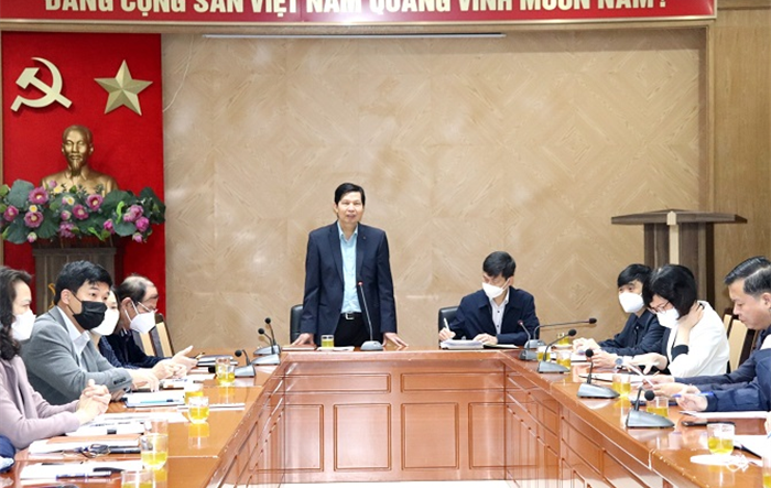 Sở Y tế Hà Nội giao ban với Phòng y tế, Trung tâm y tế các quận, huyện, thị xã trên địa bàn Thành phố về nhiệm vụ quý II năm 2022