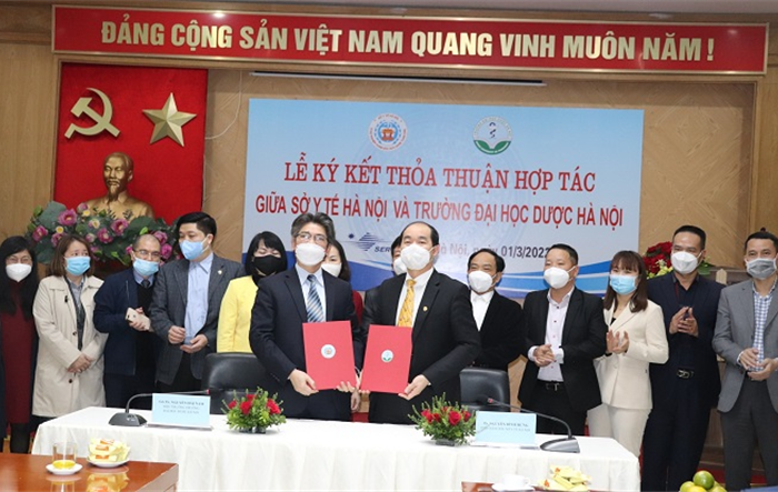 Lễ ký kết thoả thuận hợp tác giữa Sở Y tế Hà Nội và Trường Đại học Dược Hà Nội