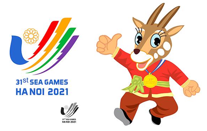 Logo của SEA Games 31 là "Cánh chim bay lên - bàn tay chữ V"