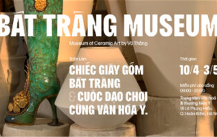 Khai mạc Triển lãm “Chiếc giày gốm Bát Tràng & Cuộc dạo chơi cùng văn hóa Ý”