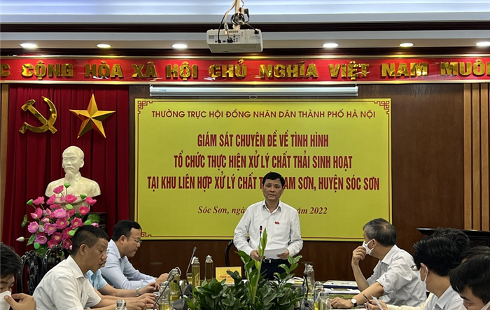 Huyện Sóc Sơn cần phối hợp tháo gỡ vướng mắc trong giải phóng mặt bằng thực hiện dự án xử lý chất thải sinh hoạt