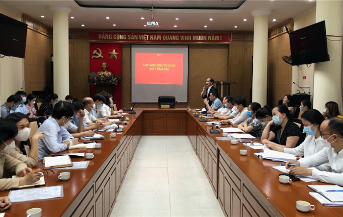 Sở Y tế Hà Nội giao ban công tác dược quý II năm 2022