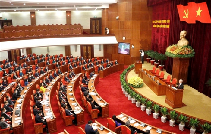 Đẩy mạnh xây dựng, chỉnh đốn Đảng và hệ thống chính trị, ngăn chặn, đẩy lùi suy thoái và biểu hiện "tự diễn biến", "tự chuyển hóa"
