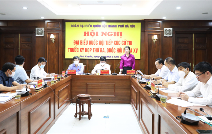 Cử tri 4 huyện Phú Xuyên, Mỹ Đức, Thường Tín và Ứng Hòa quan tâm đến vấn đề môi trường, phát triển hạ tầng và an sinh xã hội