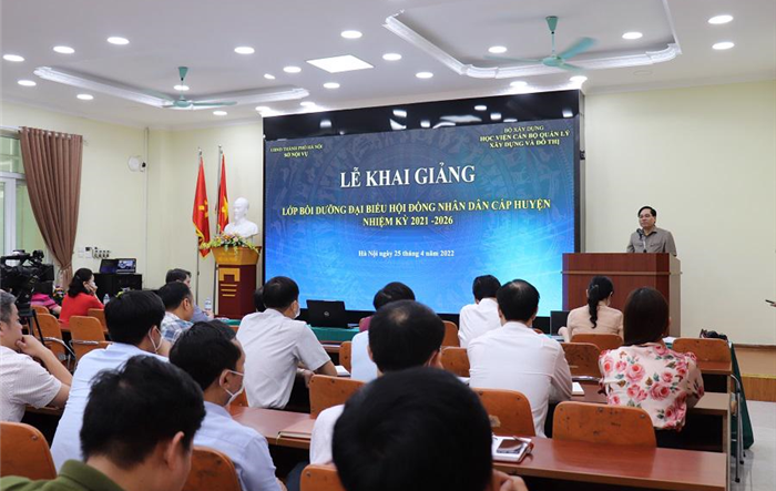Lễ khai giảng Lớp bồi dưỡng đại biểu HĐND cấp huyện nhiệm kỳ 2021-2026 (khóa 1)