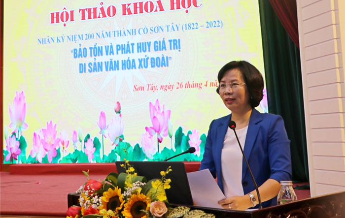 Hội thảo khoa học “Bảo tồn và phát huy giá trị di sản văn hóa xứ Đoài”