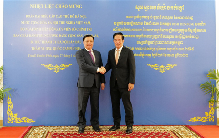 Hà Nội và Phnôm Pênh quyết tâm mở rộng, làm sâu sắc quan hệ hợp tác phát triển