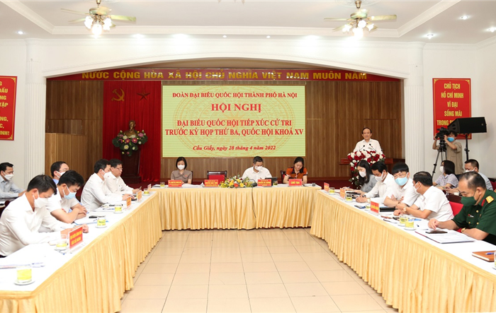 Các ý kiến tâm huyết, trách nhiệm của cử tri các quận Nam Từ Liêm, Cầu Giấy, Thanh Xuân gửi đến Quốc hội