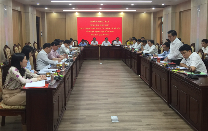 Huyện Đông Anh: 92% băn khoăn vướng mắc  được giải quyết qua tiếp xúc, đối thoại