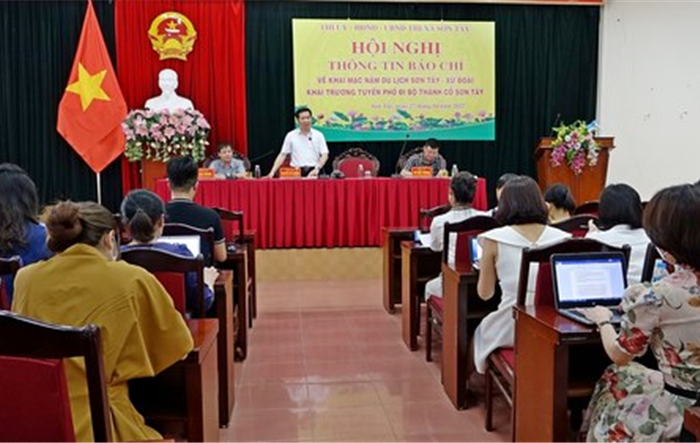 Phố đi bộ Thành cổ Sơn Tây sẵn sàng đón khách