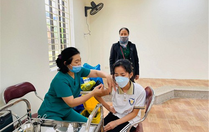 Hơn 4.000 trẻ từ 5 đến dưới 12 tuổi được tiêm vắc xin phòng Covid-19 mũi 1