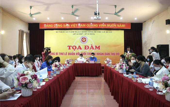 Tọa đàm “Tổng Bí thư Lê Duẩn với tuổi trẻ và Nhân dân Thủ đô"