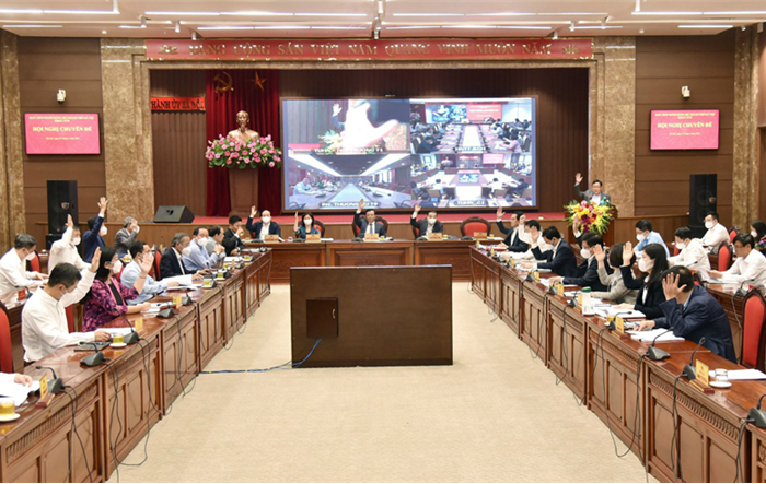 Khai mạc Hội nghị chuyên đề Ban Chấp hành Đảng bộ thành phố Hà Nội  Khoá XVII: Tháo gỡ khó khăn, khơi thông nguồn lực phát triển  